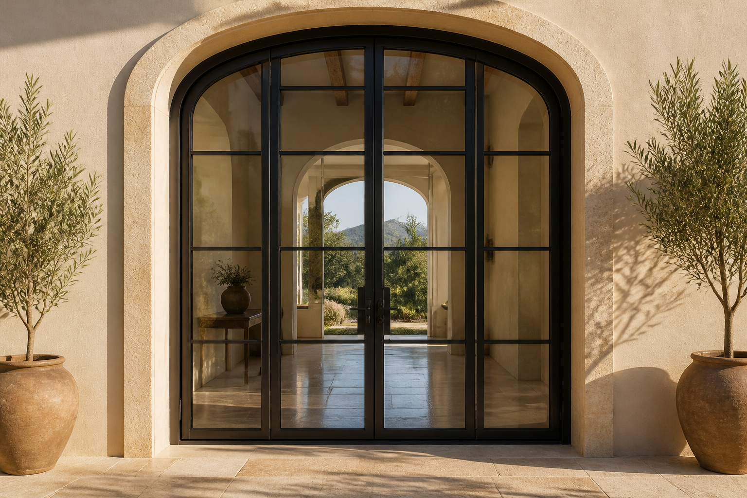 VLX 100 Arched / Custom Door in Fort Worth, TX | Juniper Windows Fort Worth - detail 3
