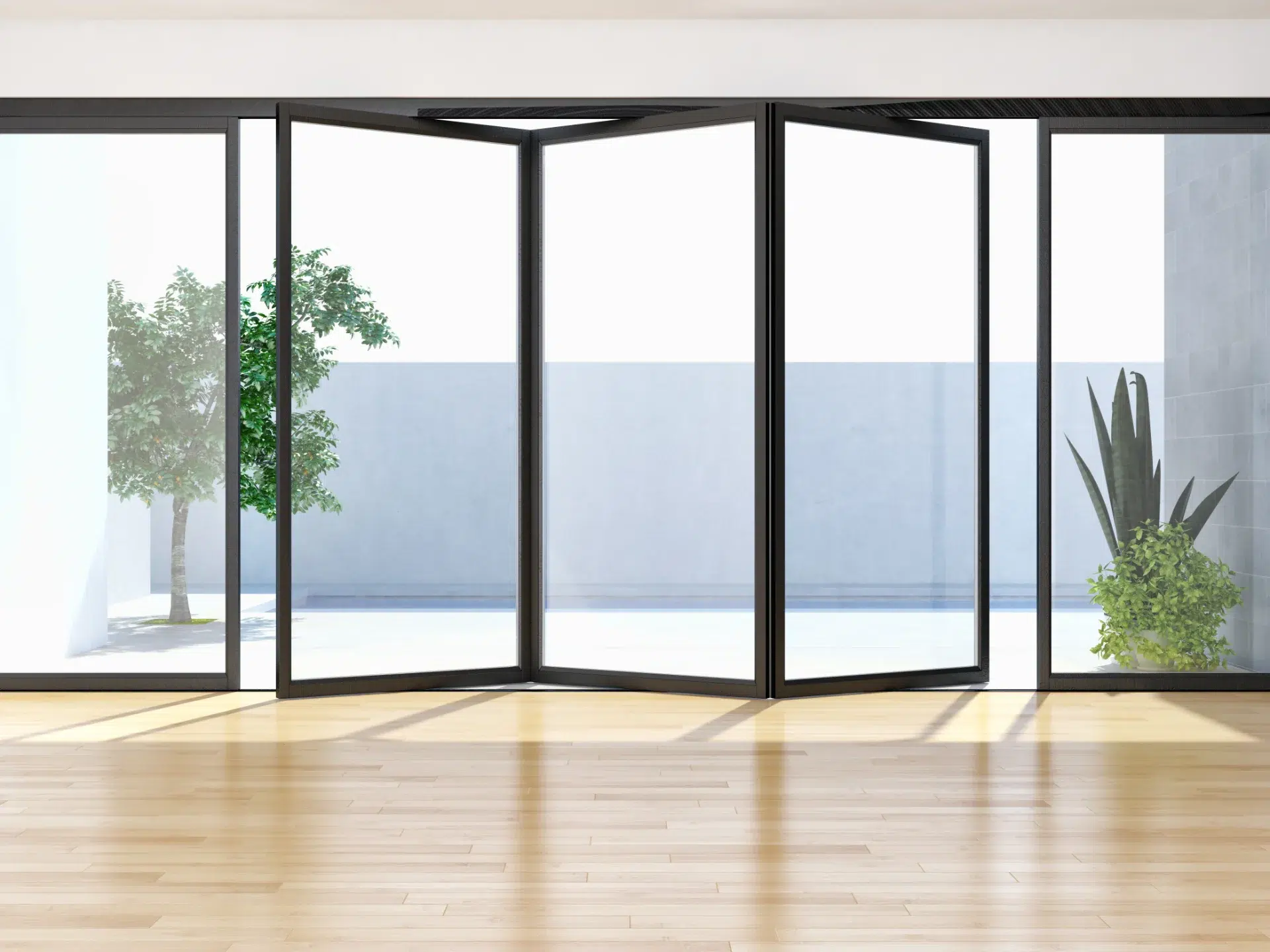 VLX 100 Bifold / Folding Door in Fort Worth, TX | Juniper Windows Fort Worth - detail 1