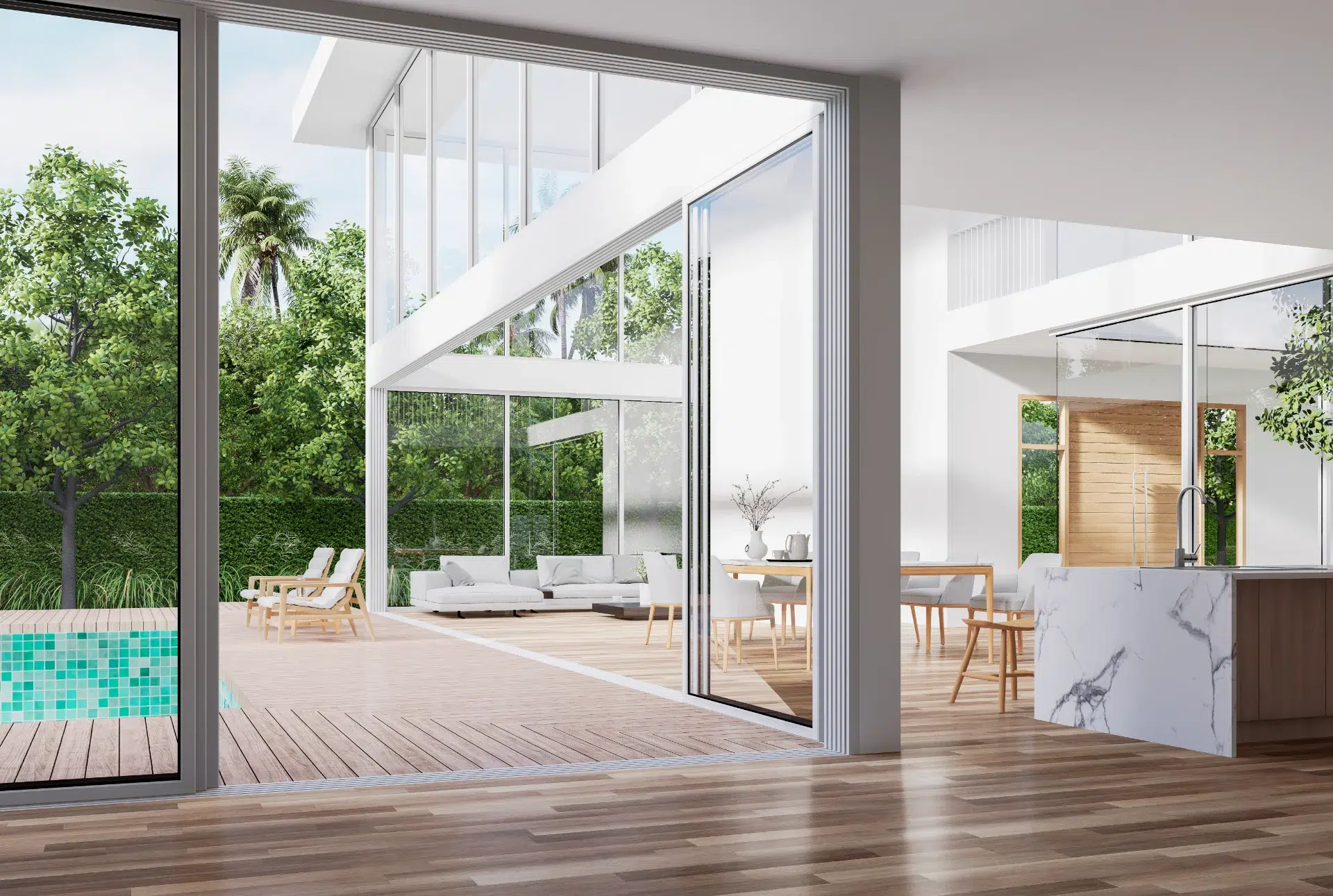VLX 138 Panoramic Sliding Door in Fort Worth, TX | Juniper Windows Fort Worth - detail 1