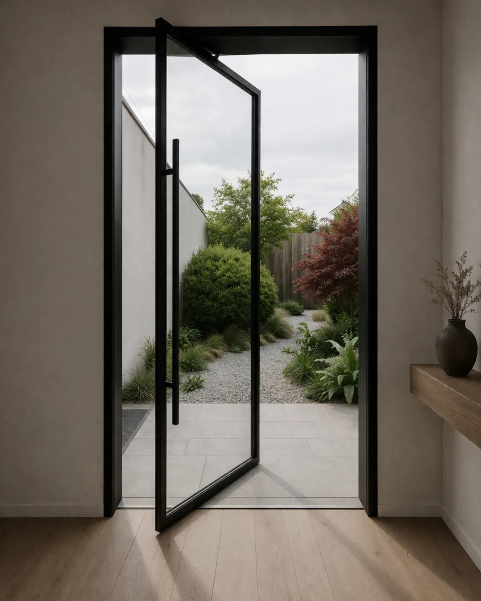 VLX 100 Pivot Door in Fort Worth, TX | Juniper Windows Fort Worth - detail 1